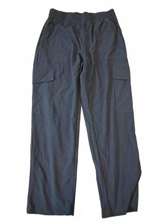 Pants - Womens Black Cargo Pants Medium - Comfortable Casual Utility Style